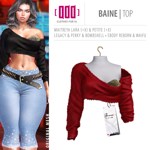 [ADD] Baine Top - Red