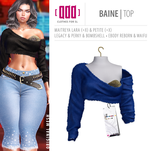 [ADD] Baine Top - Blue