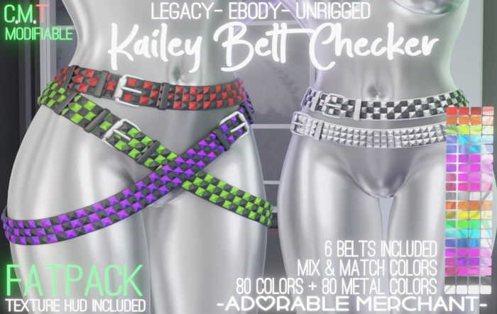 Kailey Belt Checker - Adorable Merchant