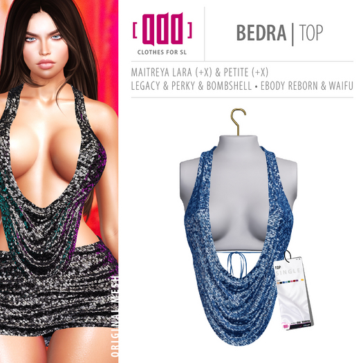 [ADD] Bedra Top - BlueL
