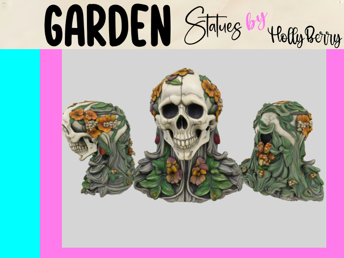 HB: Botanical Skull FuLL PERM