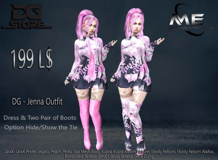 DG - Jenna Outfit - Unpacker