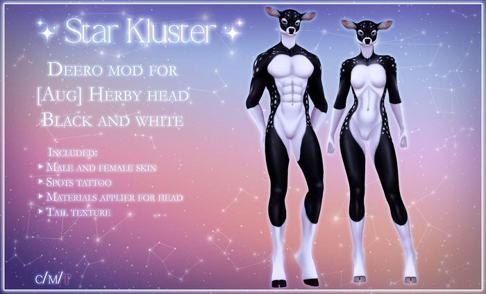 *Star Kluster* Deero Black/White