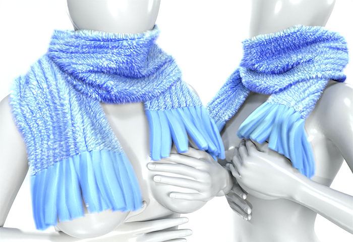 Yama Scarf Blue