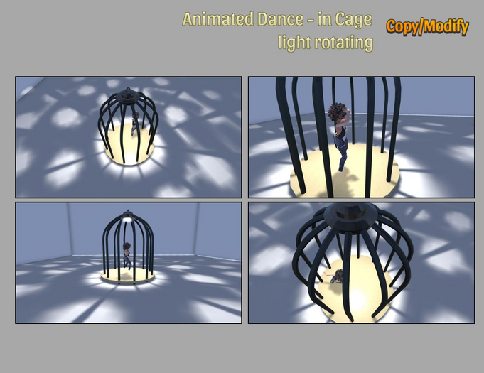 Animated Dance Cage - Copy & Modify