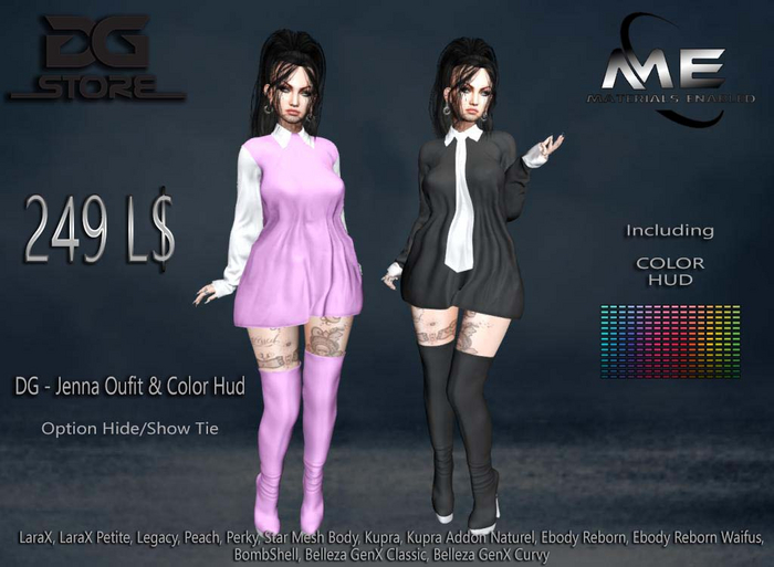 DG - Jenna Oufit & Color Hud - Unpacker