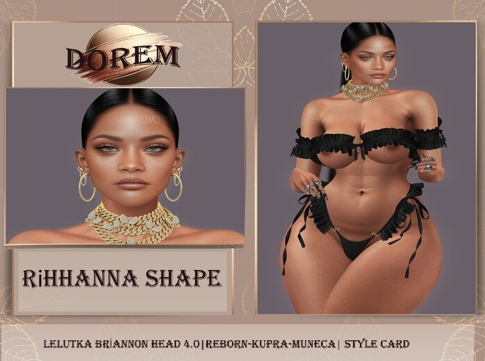 **DoReM** Rihanna Shape-LeLUTKA Briannon Head 4.0