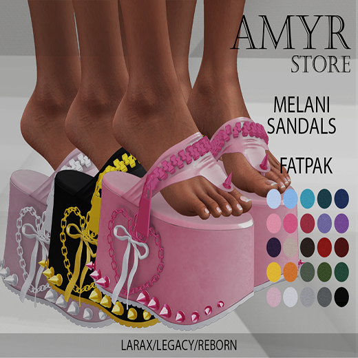 AMYR - MELANI SANDALS fatpak DEMO