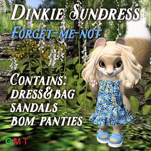 Dinkie Sundress Forget-Me-Not