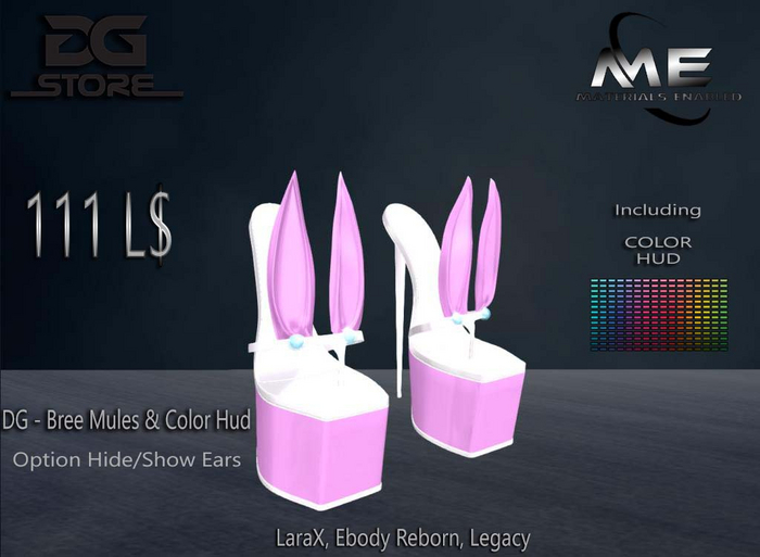 DG - Bree Mules & Color Hud - Unpacker