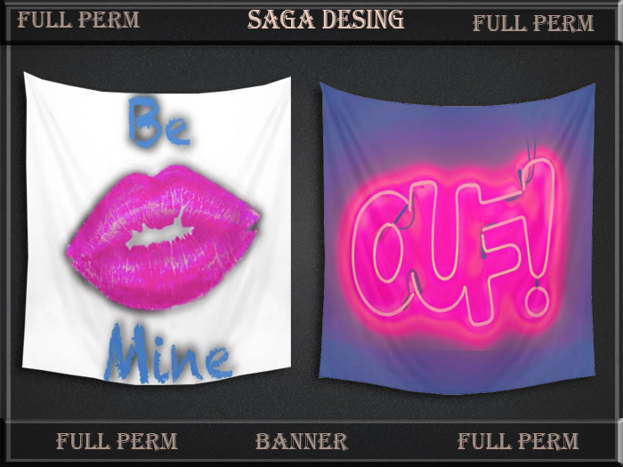 ''SaGa Design'' Full Perm ''Banner ''014