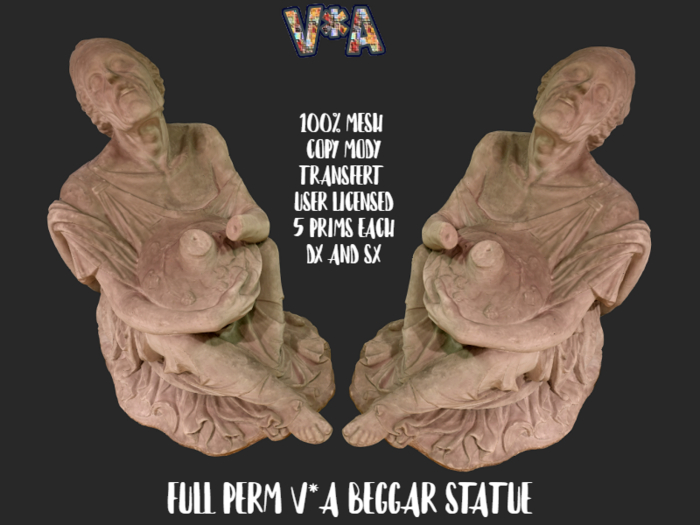 FULL PERM V*A BEGGAR STATUE