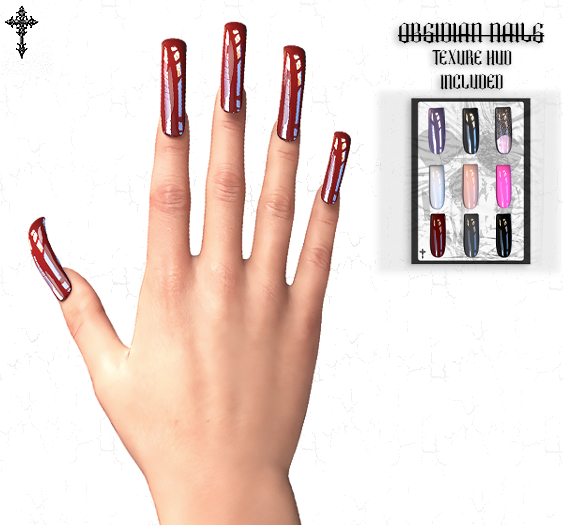 V/ OBSIDIAN Nails