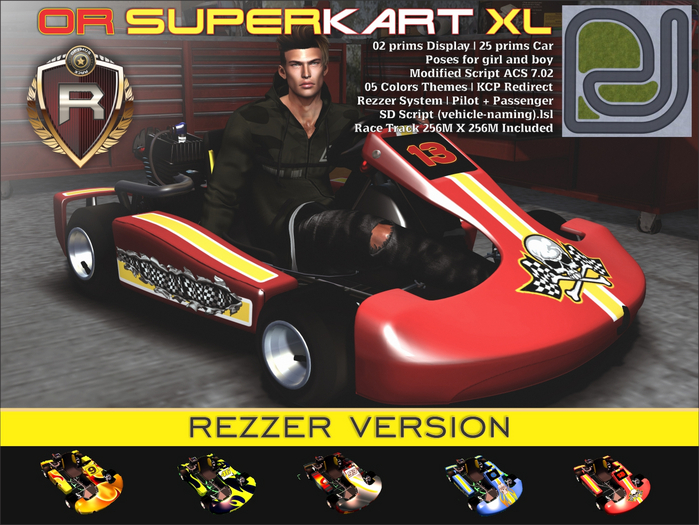 OR SUPERKART XL REZZER + RACE TRACK