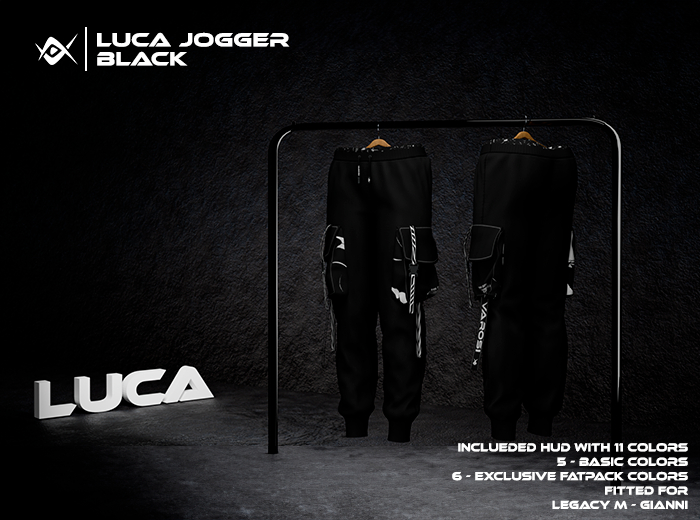 [VAROSI] Luca Jogger - Black