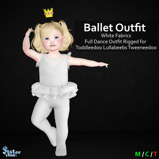 [Jester Inc.] White Ballet Outfit!