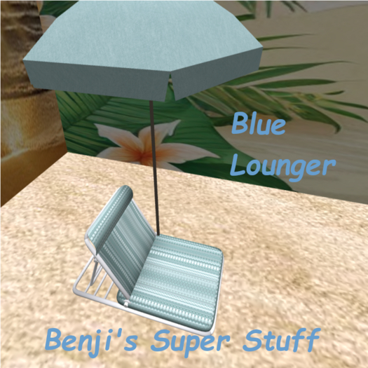 Beach Chair Blue