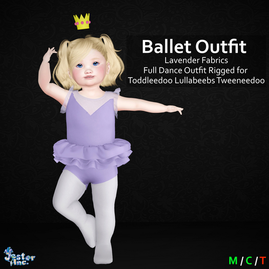 [Jester Inc.] Lavender Ballet Outfit!