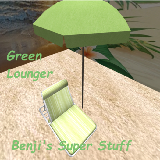 Beach Chair Green