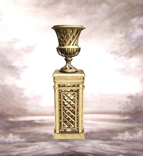 studio shading-lattice urn GOLD