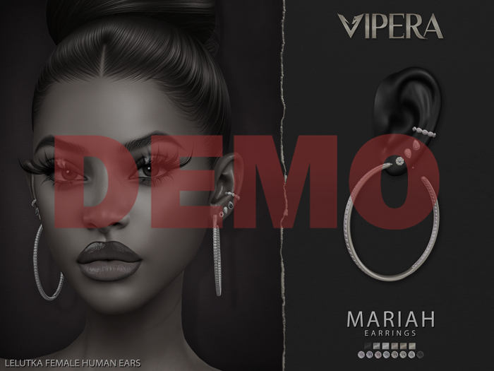 [VIPERA] DEMO Mariah Hoop Earrings (EvoX)