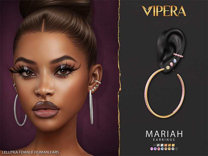 [VIPERA] Mariah Hoop Earrings (EvoX)