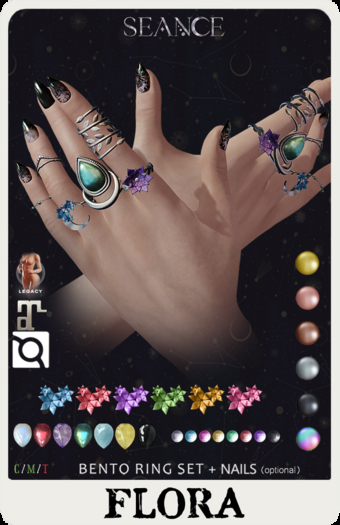 .Seance. Flora Ringset & Nails