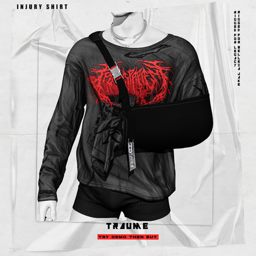 [Traume] Injury Shirt Grey