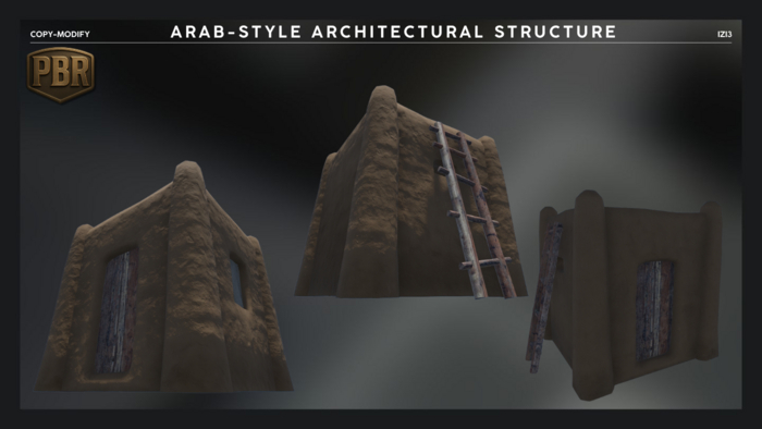 Arab-style architectural structure PBR