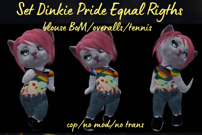 Set Dinkie Pride Equal Rights
