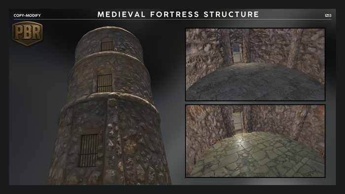 Medieval Fortress Structure - Copy/Modify