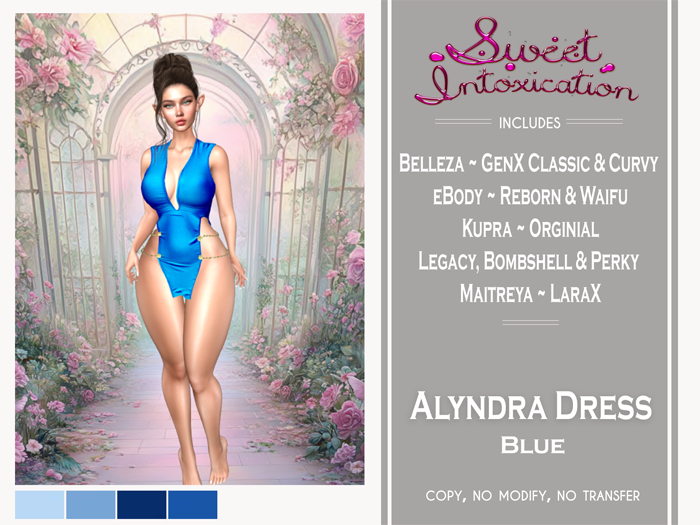 ::Sweet Intoxication:: Alyndra Dress - Blue