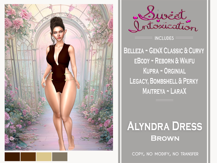 ::Sweet Intoxication:: Alyndra Dress - Brown