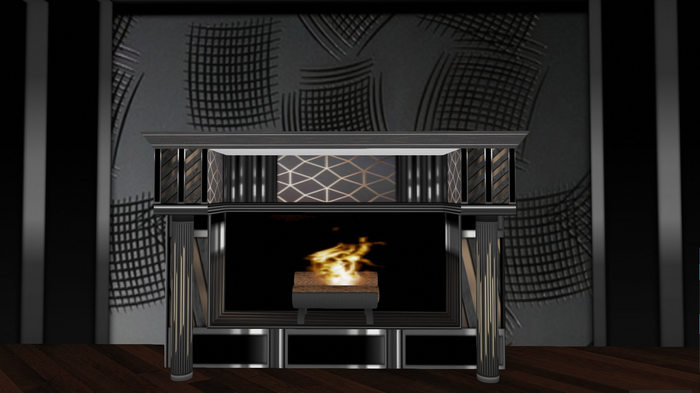 DD Luxury Fireplace (12 prim)