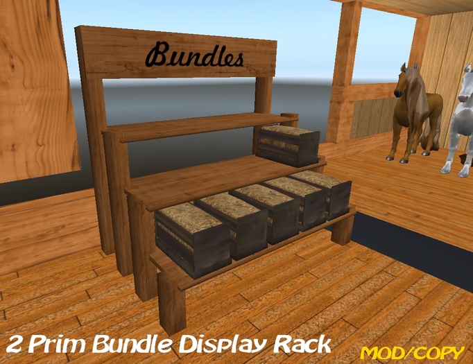 2 Prim Bundle Display Rack
