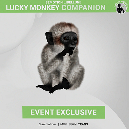 SEmotion Libellune Lucky Monkey Companion EXCLUSIVE
