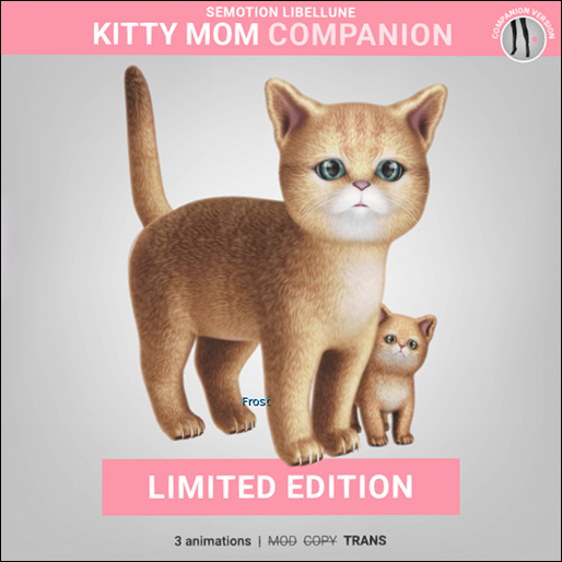 SEmotion Libellune Kitty Mom Companion LIMITED