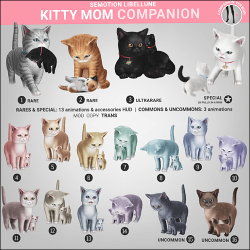 SEmotion Libellune Kitty Mom Companion COMMON 11