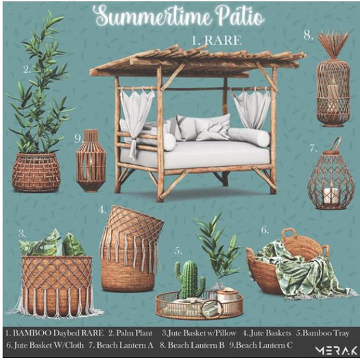 1. [Merak] - Bamboo Daybed RARE