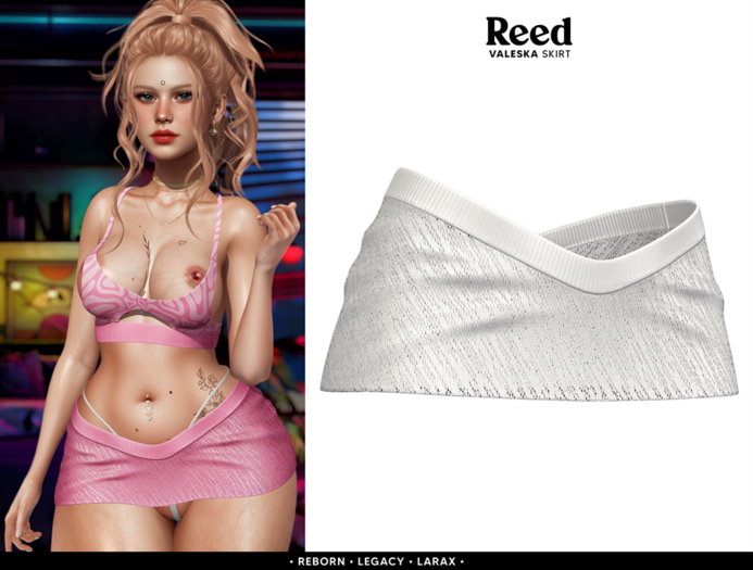 REED.VALESKA.SKIRT.WHITE