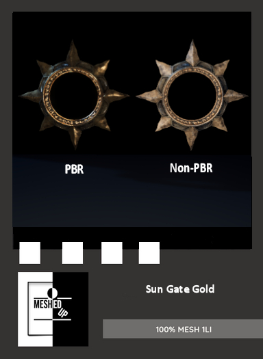 MeshedUp: Sun Gate  Gold