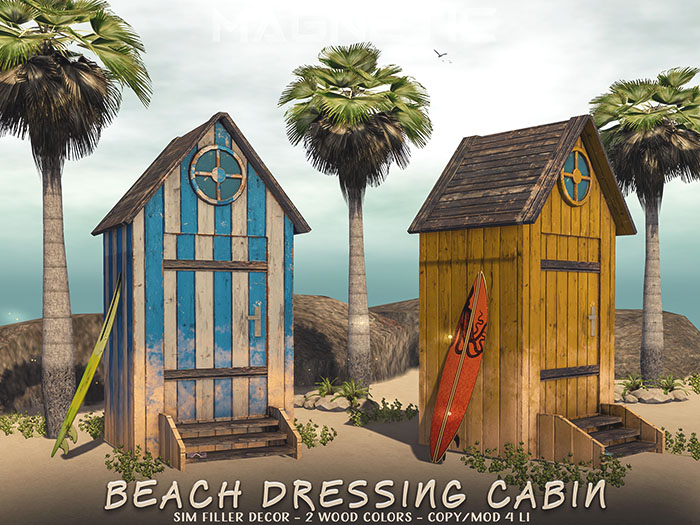 Magnetic - Beach Dressing Cabin