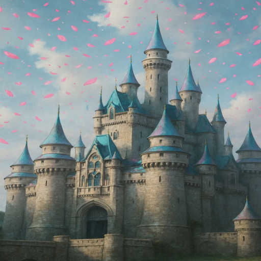 Fantasy Castle Painting