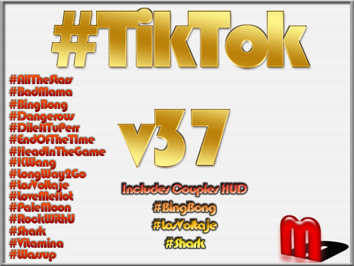 MocapAnimations #TikTok v37 Challenge BENTO Pack!