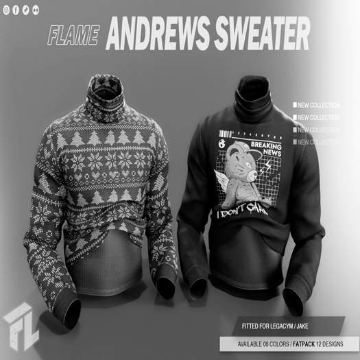 Flame Andrews Sweater (DEMO)