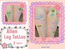 ^MochiHugs^ Alien Leg Tattoo