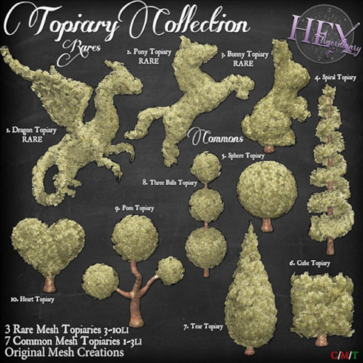 *HEXtraordinary* Bunny Topiary RARE