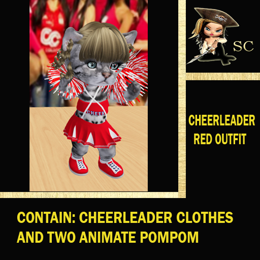 CHEERLEADER RED OUTFIT