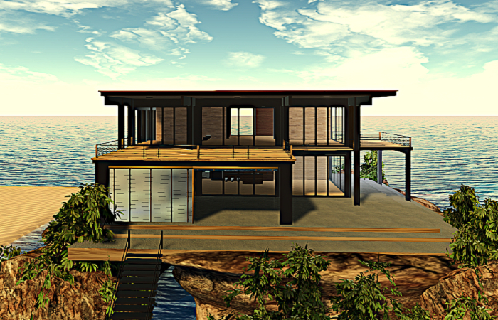 Cozy Rock House Minimalist Home – Stone Escape –  La Marine moderne– AG – Cozy Nature Living 