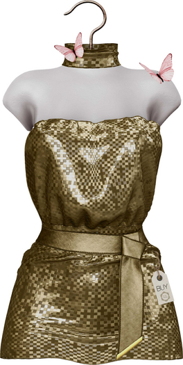 .:(CW):. Jessy Mini dress. Gold - TSS